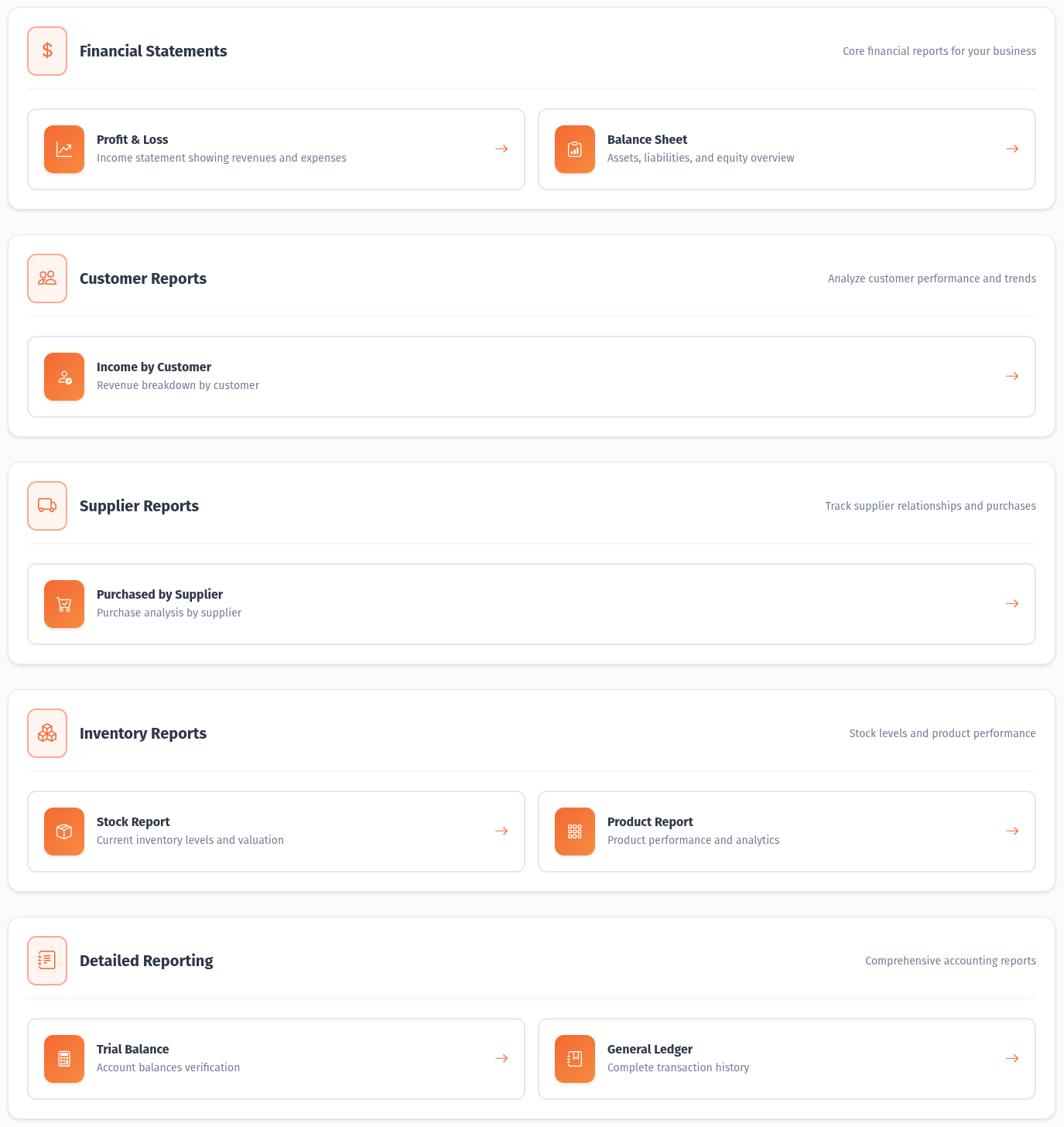 Hisaabify Reports Dashboard - Comprehensive Business Analytics